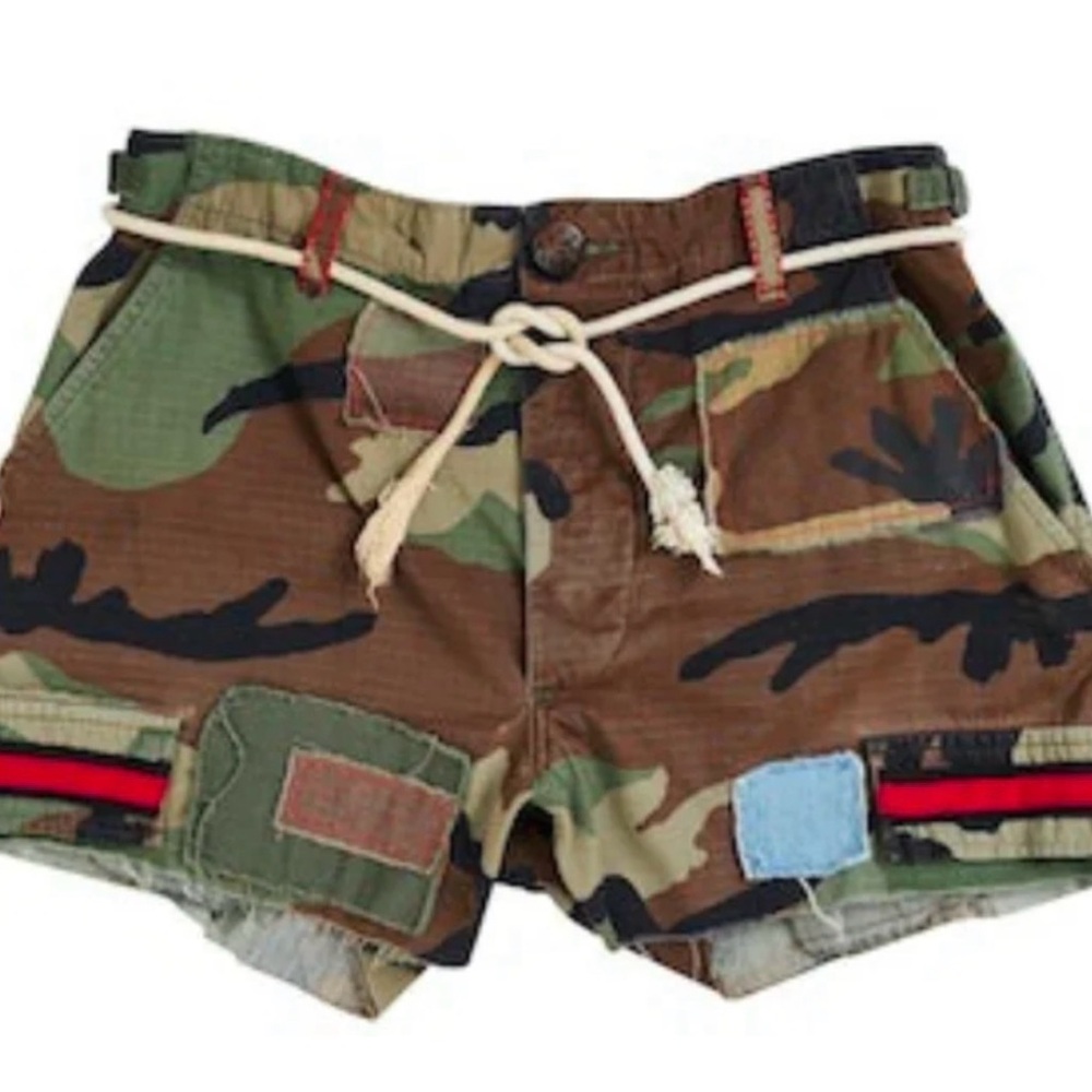 Riley Vintage Raceway Shorts with Orange Trim